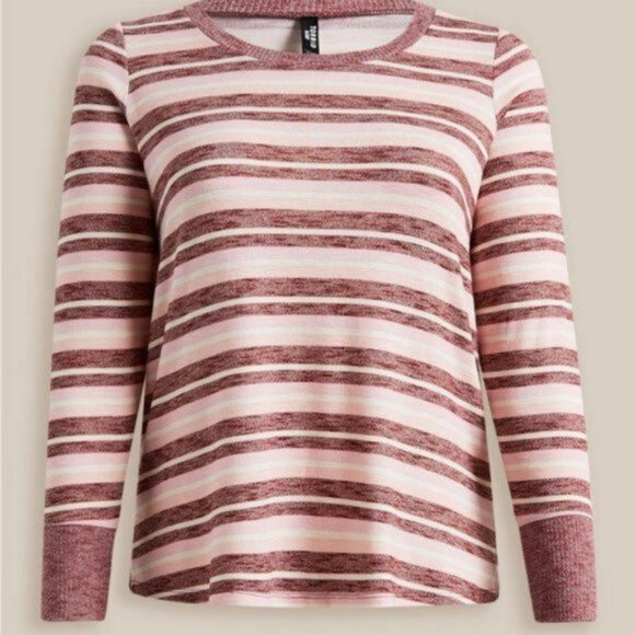NWT Torrid Light Weight Hacci Long Sleeve Lounge Tee size 2 - Picture 1 of 4